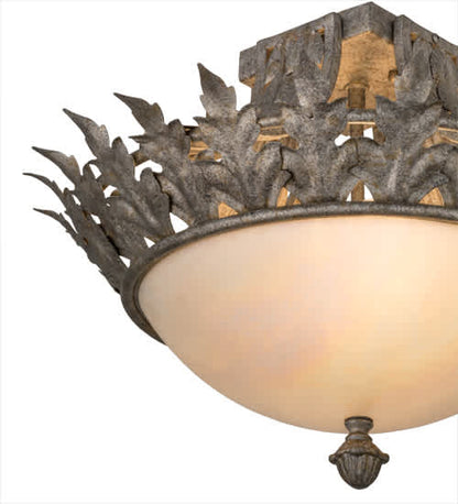Hampton 2 Light 16" Wide Semi-Flush Bowl Ceiling Fixture
