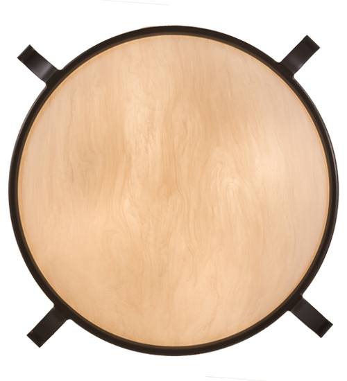 Almeria 4 Light 32" Wide Semi-Flush Bowl Ceiling Fixture with Whitestone Idalight Shade- Timeless Bronze Finish