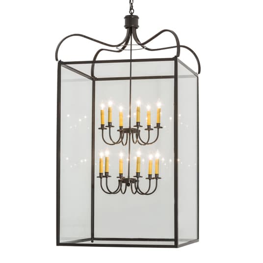 Rennes 12 Light 43" Wide Taper Candle Pendant