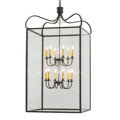 Rennes 12 Light 43" Wide Taper Candle Pendant