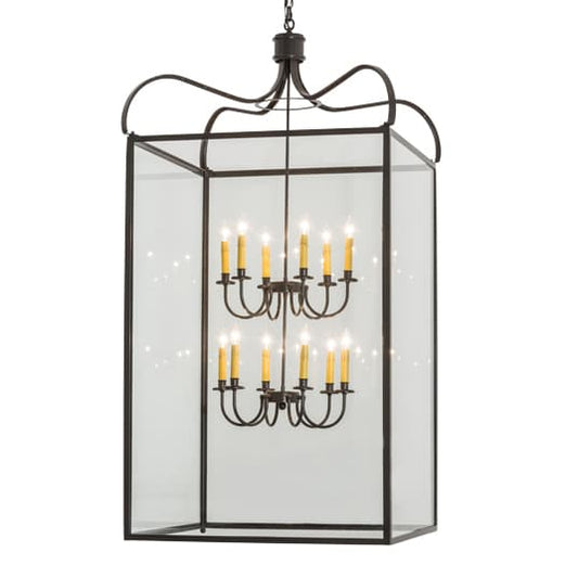 Rennes 12 Light 43" Wide Taper Candle Pendant