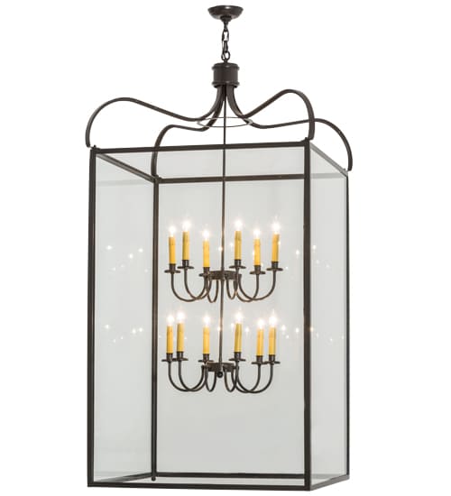 Rennes 12 Light 43" Wide Taper Candle Pendant