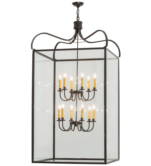 Rennes 12 Light 43" Wide Taper Candle Pendant