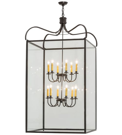 Rennes 12 Light 43" Wide Taper Candle Pendant