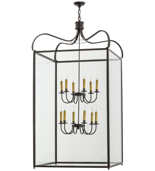 Rennes 12 Light 43" Wide Taper Candle Pendant