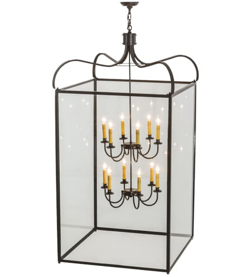 Rennes 12 Light 43" Wide Taper Candle Pendant