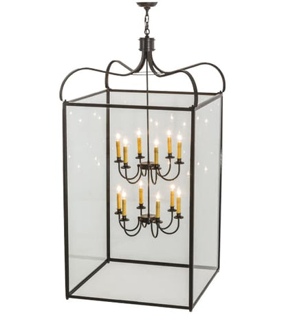 Rennes 12 Light 43" Wide Taper Candle Pendant