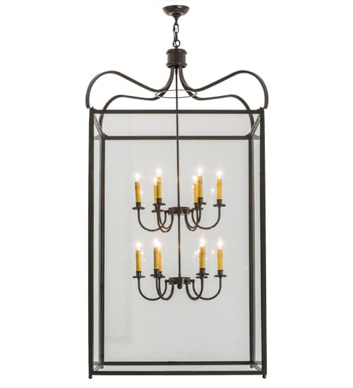 Rennes 12 Light 43" Wide Taper Candle Pendant