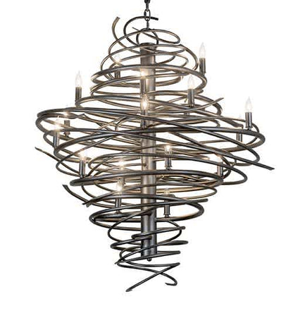 Cyclone 18 Light 36" Wide Candle Style Chandelier