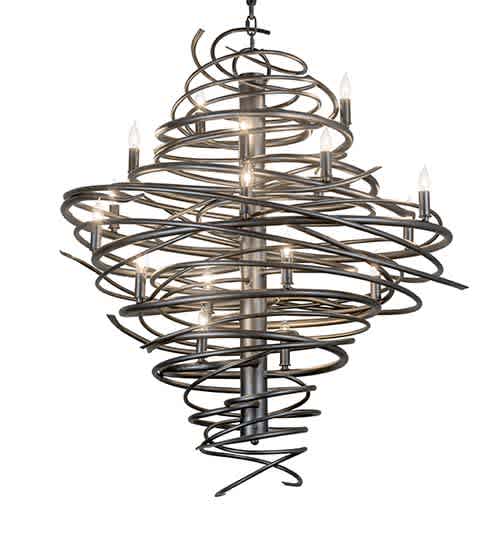 Cyclone 18 Light 36" Wide Candle Style Chandelier