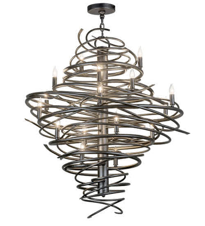 Cyclone 18 Light 36" Wide Candle Style Chandelier