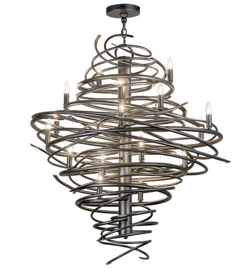 Cyclone 18 Light 36" Wide Candle Style Chandelier