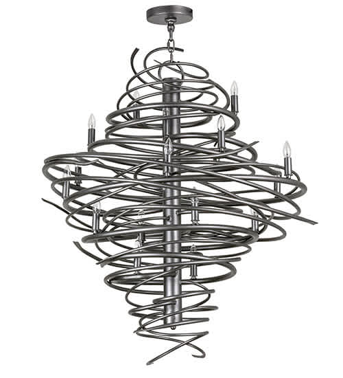 Cyclone 18 Light 36" Wide Candle Style Chandelier