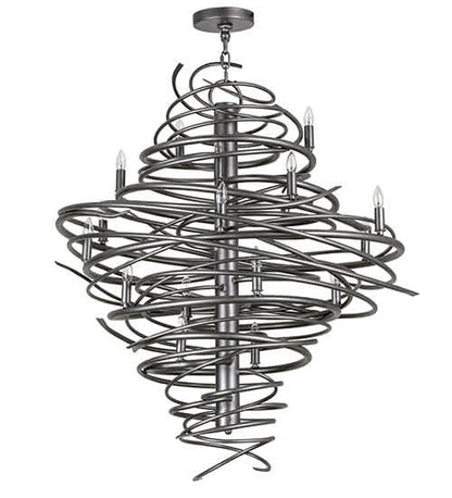 Cyclone 18 Light 36" Wide Candle Style Chandelier