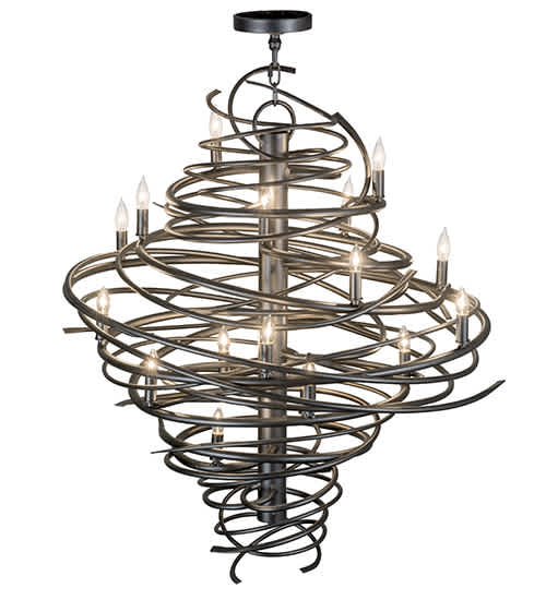 Cyclone 18 Light 36" Wide Candle Style Chandelier