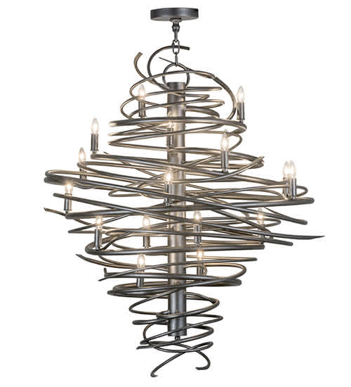 Cyclone 18 Light 36" Wide Candle Style Chandelier