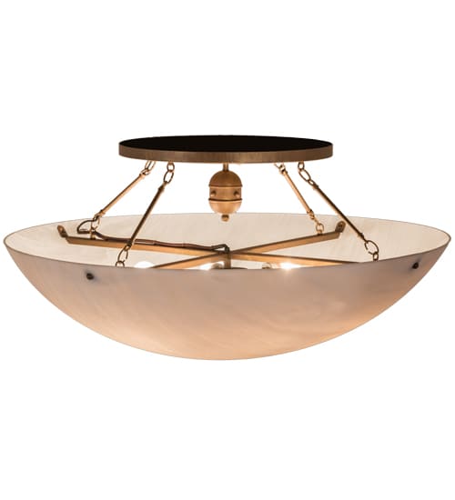 Artesia 8 Light 42" Wide Semi-Flush Bowl Ceiling Fixture