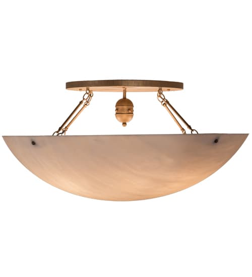 Artesia 8 Light 42" Wide Semi-Flush Bowl Ceiling Fixture