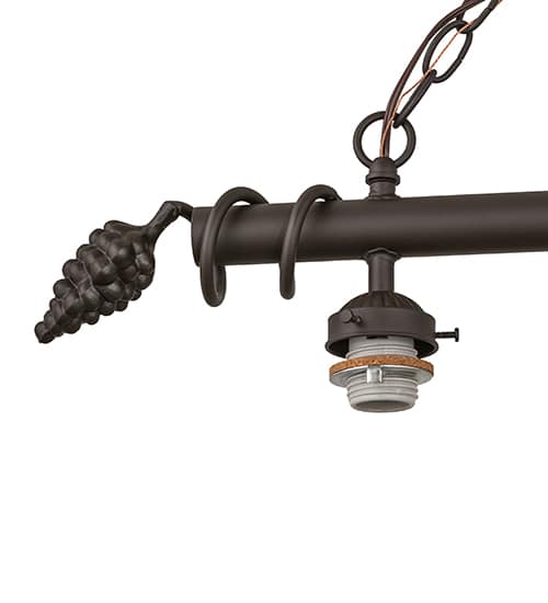 Jeweled Grape 3 Light 20" Wide Linear Pendant