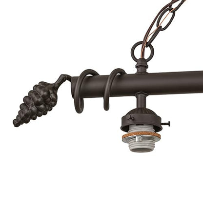 Jeweled Grape 3 Light 20" Wide Linear Pendant