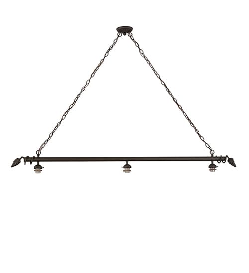 Jeweled Grape 3 Light 20" Wide Linear Pendant