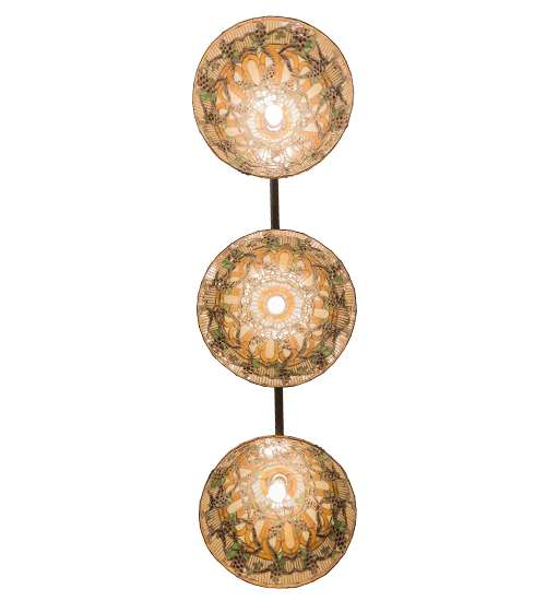 Jeweled Grape 3 Light 20" Wide Linear Pendant