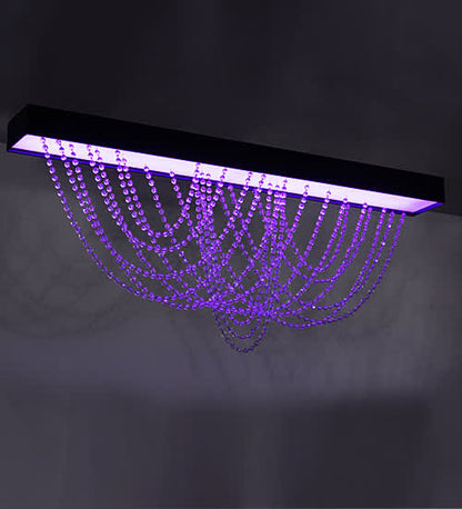 Hollander 64" Wide LED Flush Mount Ceiling Fixture