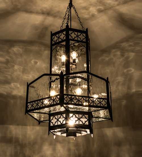 Church 6 Light 36" Wide Abstract Pendant