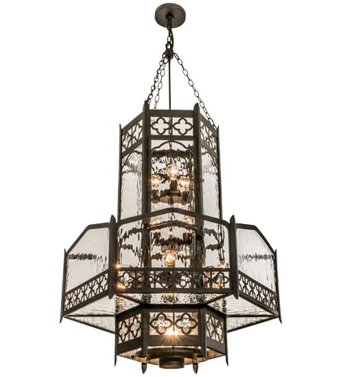 Church 6 Light 36" Wide Abstract Pendant