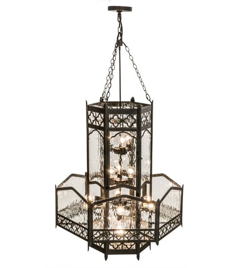 Church 6 Light 36" Wide Abstract Pendant