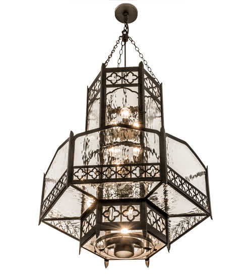 Church 6 Light 36" Wide Abstract Pendant