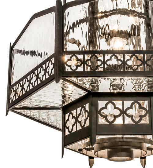 Church 6 Light 36" Wide Abstract Pendant