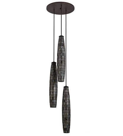 Checkers 3 Light 24" Wide Multi Light Pendant