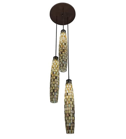 Checkers 3 Light 24" Wide Multi Light Pendant