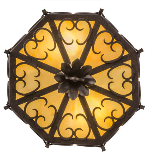 Radha 2 Light 15" Wide Semi-Flush Drum Ceiling Fixture