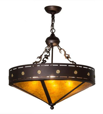 Craftsman 4 Light 24" Wide Pendant