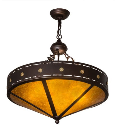 Craftsman 4 Light 24" Wide Pendant