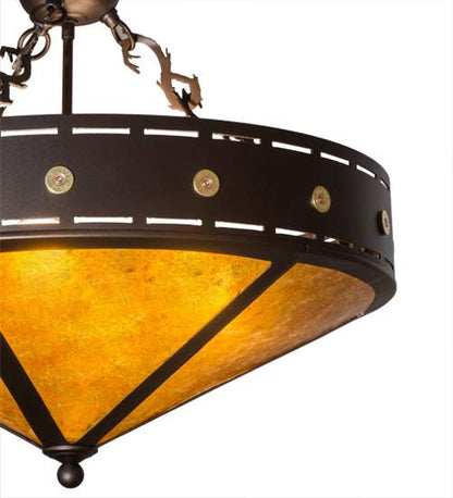 Craftsman 4 Light 24" Wide Pendant