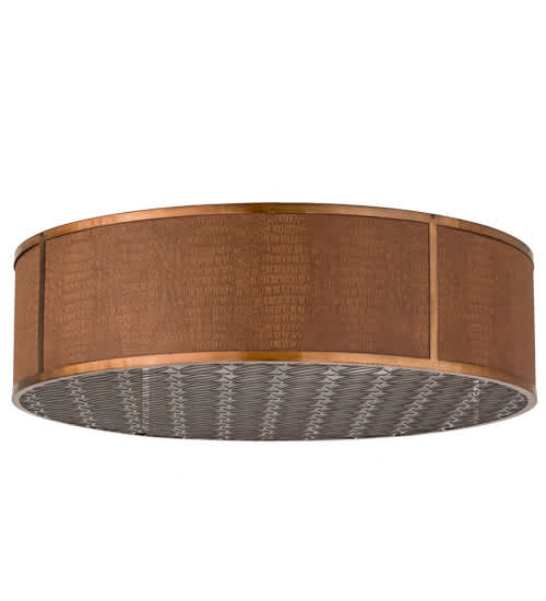 Cilindro Gator 10 Light 44" Wide Flush Mount Drum Ceiling Fixture