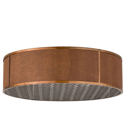 Cilindro Gator 10 Light 44" Wide Flush Mount Drum Ceiling Fixture