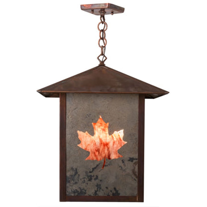 Meyda Tiffany Maple Leaf 2 Light 23" Wide Pendant