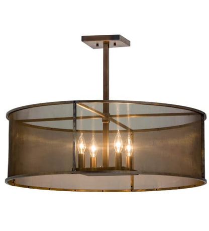Cilindro 4 Light 30" Wide Pendant