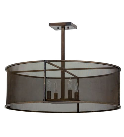 Cilindro 4 Light 30" Wide Pendant