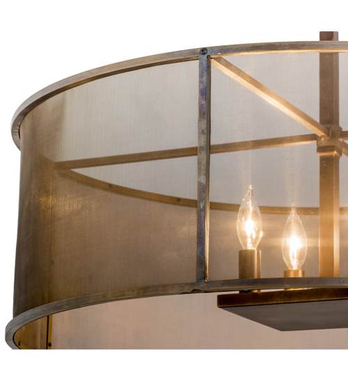 Cilindro 4 Light 30" Wide Pendant