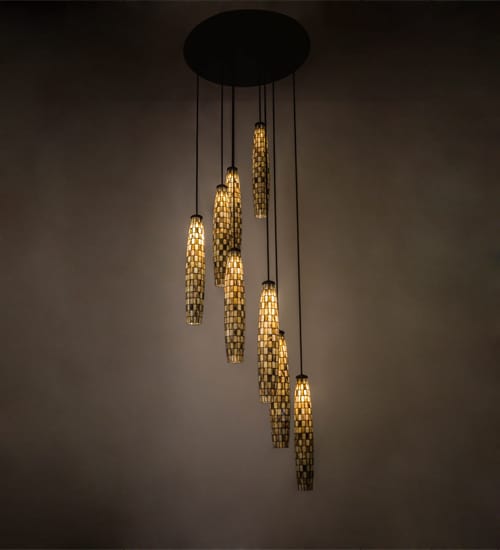 Checkers 8 Light 48" Wide Multi Light Pendant