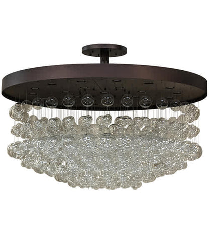 Bulle 22 Light 72" Wide Semi-Flush Ceiling Fixture
