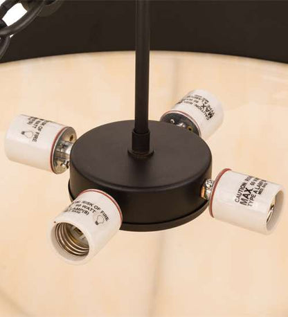 Sabrina 4 Light 24" Wide Semi-Flush Bowl Ceiling Fixture