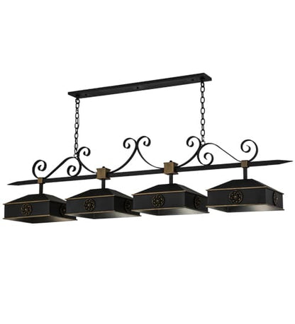 Stefano 4 Light 78" Wide Linear Pendant