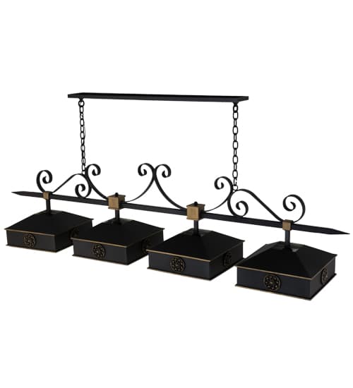 Stefano 4 Light 78" Wide Linear Pendant