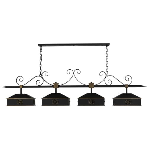 Stefano 4 Light 78" Wide Linear Pendant